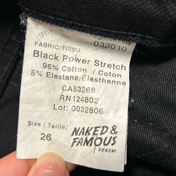 Naked and Famous Skinny Jeans - Picture 3 of 4